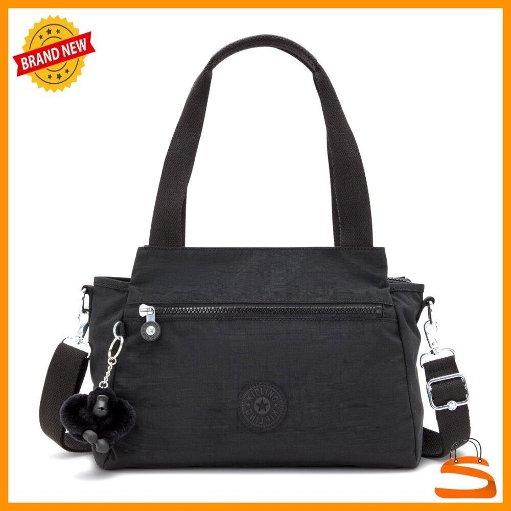 Lightweight Crossbody Bag with Magnetic Pockets, Multi-Compartment Shoulder Bag